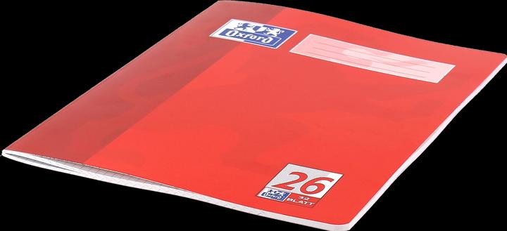 Actual product image Oxford Exercise book, A4, ruling 26 (A4, Checked, Hardcover)