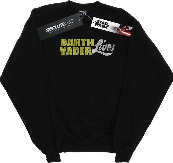 Immagine prodotto Star Wars Darth Vader Lives Logo Felpa Uomo (L)