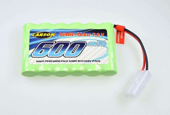 Actual product image Carson RC Sport Model Battery Pack (NiMh) 7.2 V 600 mAh Tamiya connector (7.20 V, 600 mAh)