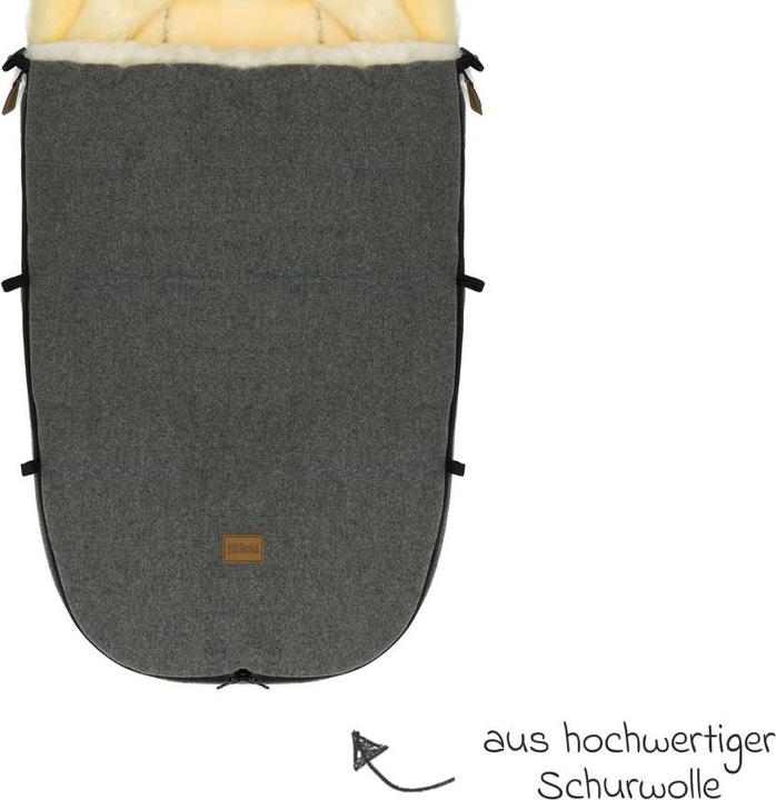 Actual product image Fillikid Fusssäcke für Kinderwagen & Buggys Lammwoll-Fusssack Makalu Wool für Buggy, Sport-