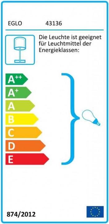 Label énergétique EGLO Townshend 5 (E27)