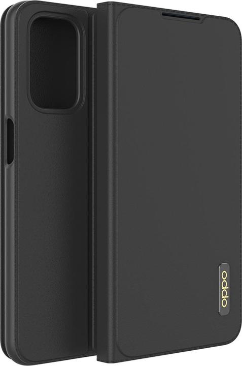OPPO Copertina del libro Flip Cover PU nero (Oppo A74 5G)