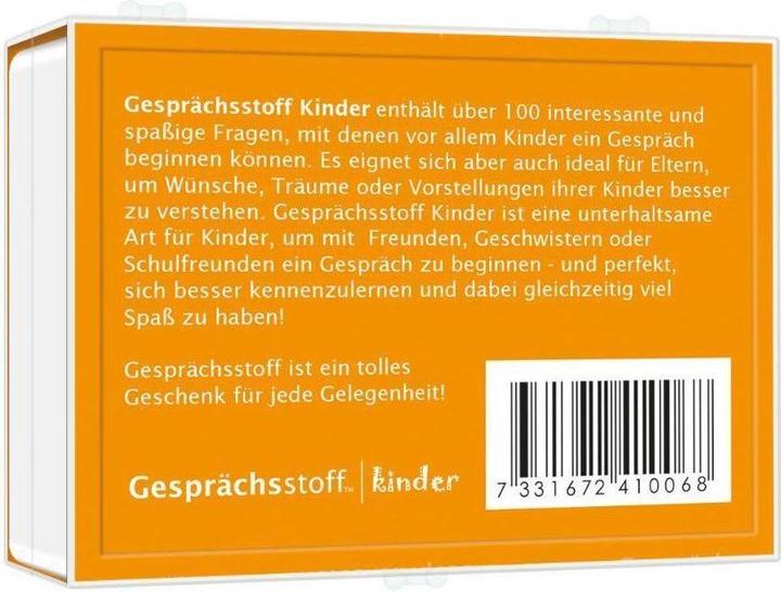 Produktbild Gesprächsstoff: Kinder (Deutsch)