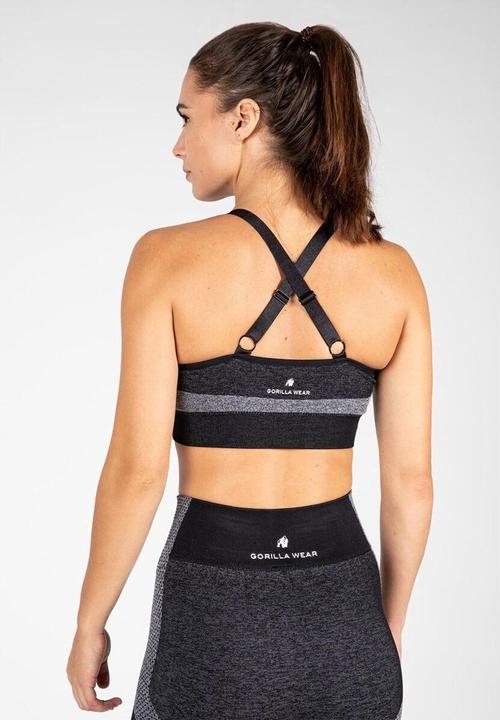 Image du produit Gorilla Wear Selah Seamless Sports Bra - noir (S)