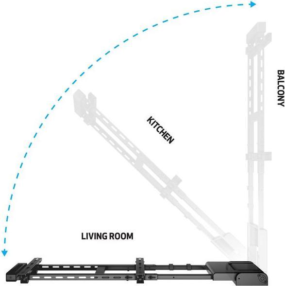 Actual product image Multibrackets Motorized wall mount (Wall, 55", 30 kg)