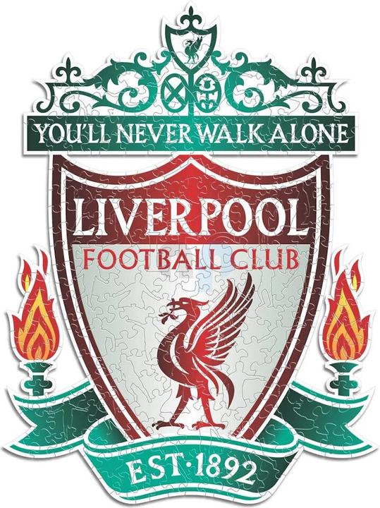 Actual product image Iconic Liverpool FC - Logo - Wooden Puzzle Size S (150 pieces) (150 pieces)