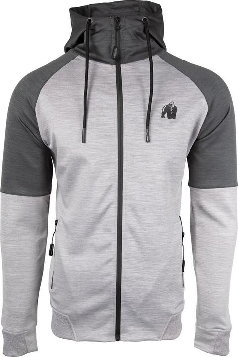Immagine prodotto Gorilla Wear Giacca da ginnastica Sullivan Grigio (XXL)