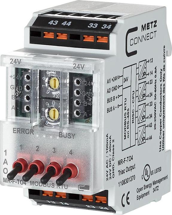 Produktbild Metz Connect Metz MR-F-TO4 Modbus RTU1108301370 (Analogaktor)