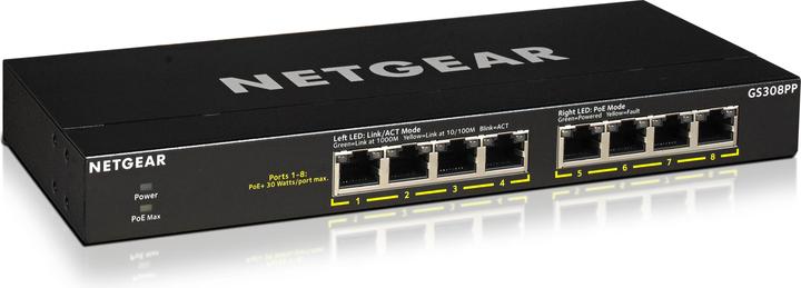 Produktbild Netgear GS308PP-100EUS (8 Ports)