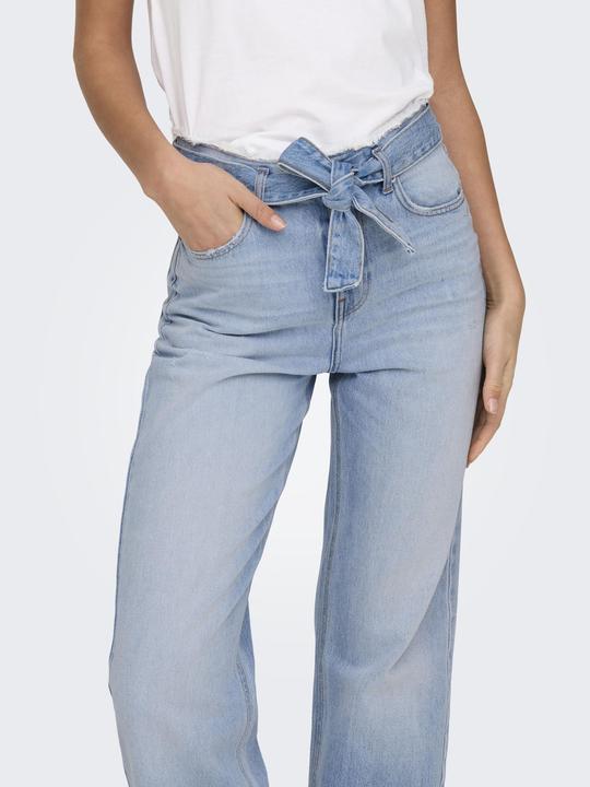 Produktbild Only ONLMADDIE Hohe Taille Weiter Beinschnitt Jeans Straight-Fit jeans (W32/L32)