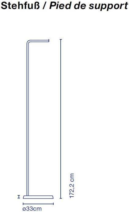 Actual product image Marset Santorini standing foot