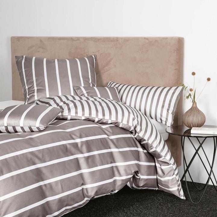 Actual product image Janine Mako-satin bed linen modern classic (Pillowcase, 40 x 80 cm)