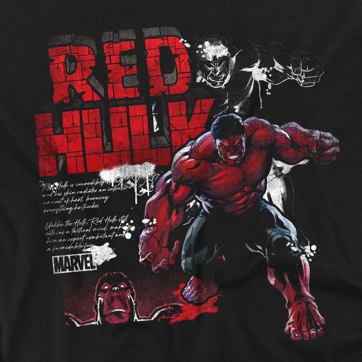 Actual product image Captain America Mens Red Hulk T-Shirt (4XL)