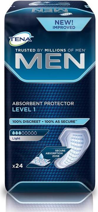 Immagine prodotto Tena Gli assorbenti MEN per l'incontinenza vescicale di livello 3 (16 x, Normale)
