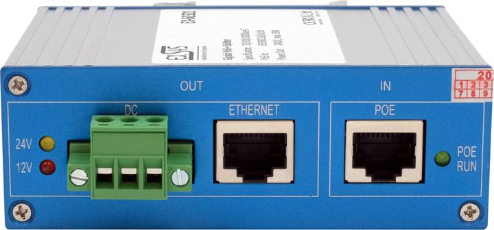 Immagine prodotto Exsys Splitter Ethernt PoE++ 10/100/1000M 802.3bt, 24VDC/2A/48W (Splitter PoE)