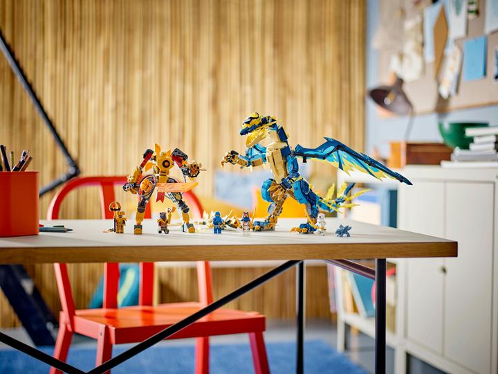Produktbild LEGO Kaiserliches Mech-Duell gegen den Elementardrachen (71796, LEGO Ninjago)