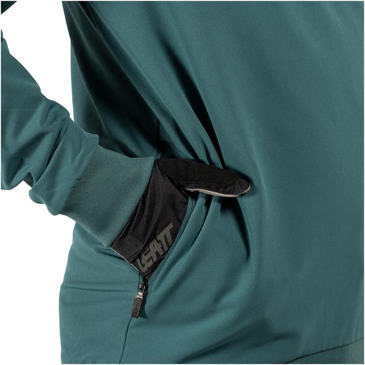 Actual product image Leatt MTB Gravity 3.0 Hoodie teal M (M)