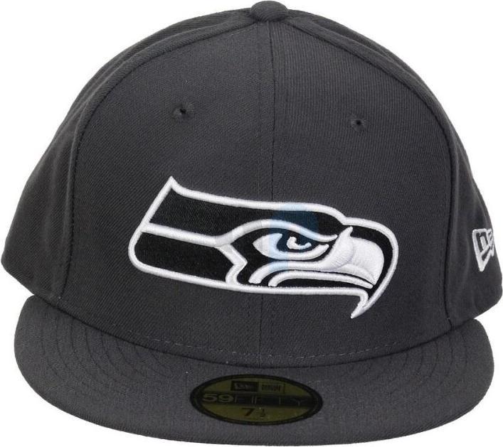Actual product image New Era NFL - Seattle Seahawks - Graphite 59Fifty Cap White 7 1/8 (56)