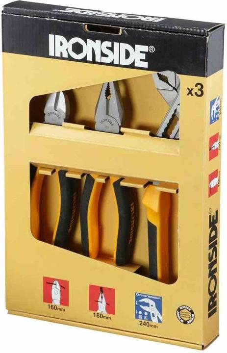 Actual product image Ironside 3-piece pliers set (303 mm)