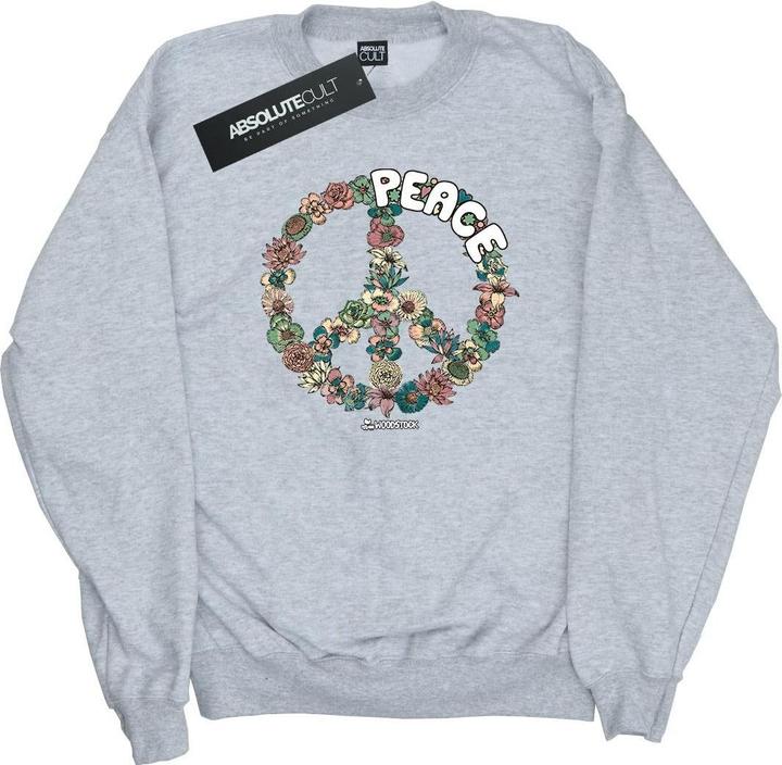 Woodstock Floral Peace Sweatshirt