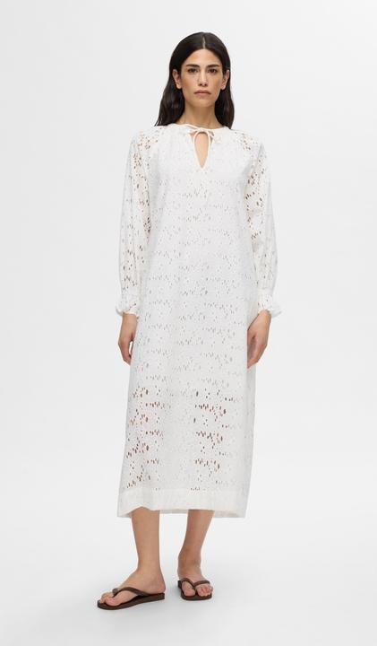 Image du produit Selected Femme Broderie Anglaise Robe midi (40)