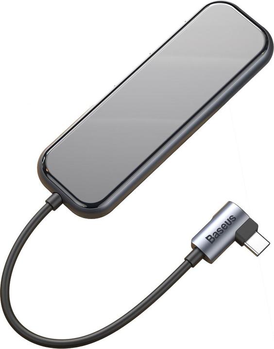 Actual product image Baseus Multi-functional HUB (Type-C to 3xUSB3.0+HD4K+PD) Gray (USB-C, 3 Ports)