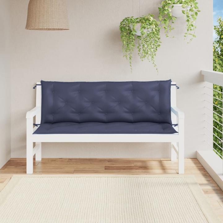Produktbild VidaXL Gartenbank-Auflagen 2 Stk. O x ford-Gewebe (150 x 50 x 7 cm)