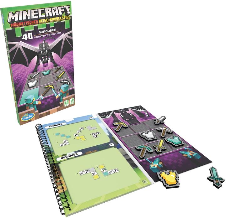 Actual product image Thinkfun Minecraft- The magnetic travel game (German)