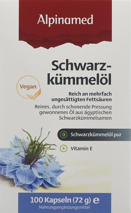 Produktbild Alpinamed Schwarzkümmelöl (100 Stück, Kapseln, 112 g)