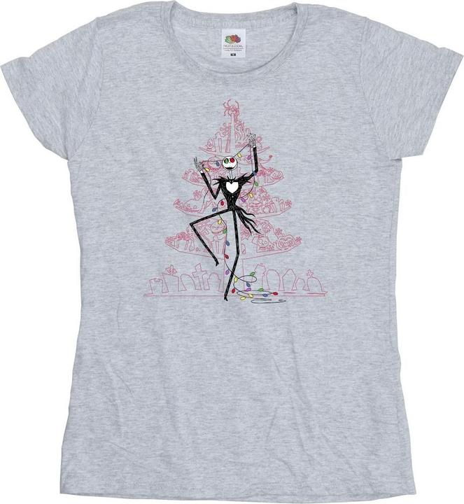 Produktbild Disney The Nightmare Before Christmas Tree Pink TShirt (L)