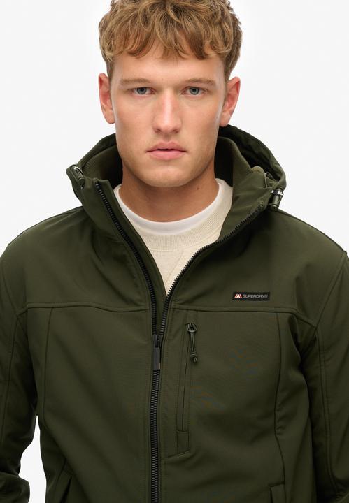 Actual product image Superdry HOODED SOFT SHELL TREKKER JKT Heren Jas (XXL)
