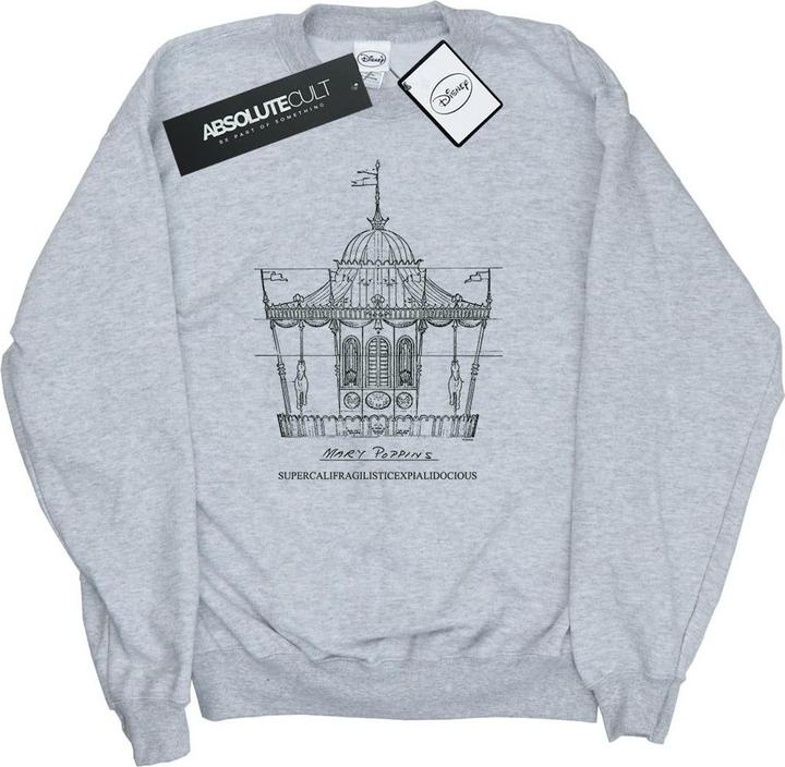 Produktbild Disney Mary Poppins Carousel Sketch Sweatshirt (L)
