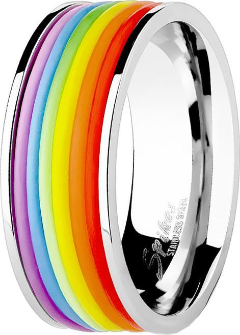 Immagine prodotto Star Piercing Anello argento arcobaleno (Acciaio chirurgico 316L, senza ottone)