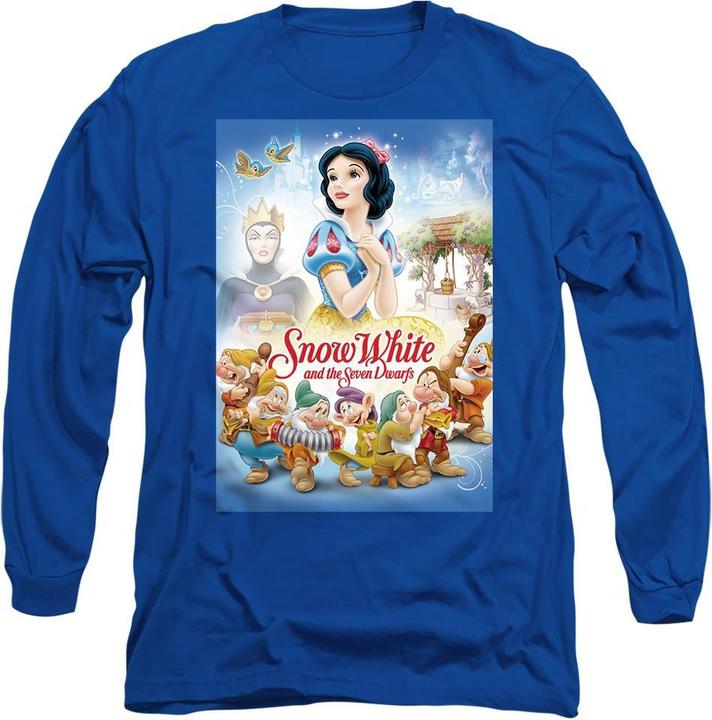 Actual product image Snow White Unisex Adult Modern Movie Poster T-Shirt (L)