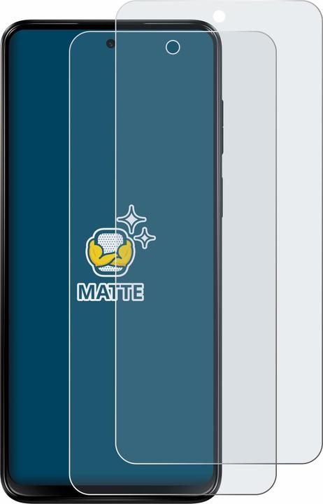 Actual product image BROTECT Anti-glare screen protector matt (2 Piece, Motorola Moto G23)