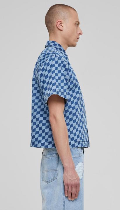 Actual product image Urban Classics Laser Check Printed Boxy Shirt - 166805 (L)