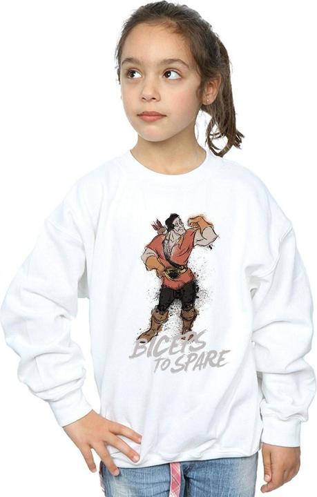 Produktbild Disney Beauty And The Beast Gaston Biceps To Spare Sweatshirt Mädchen (152, 158)