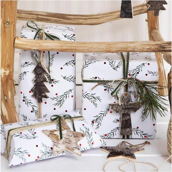 Actual product image Creativ Company Hanger wood bark (3 -part)