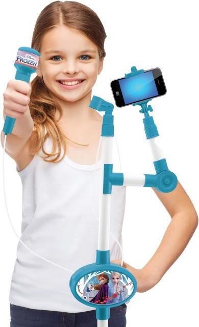 Image du produit Lexibook Microphone givré avec support lumineux, haut-parleur intégré, effets sonores
