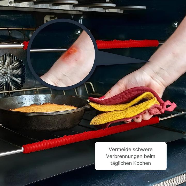 Immagine prodotto Hermex Protezione della griglia del forno Set di copertura del bordo della griglia del forno
