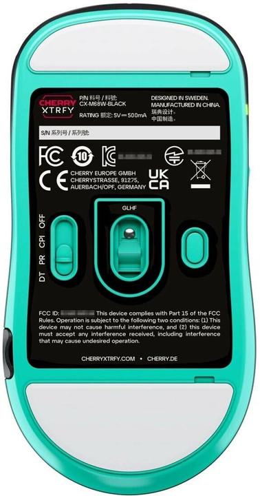 Immagine prodotto CHERRY xtrfy M68 senza fili, nero (Senza fili)