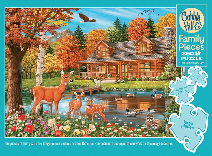 Actual product image Cobble Hill Cottage with pond 350 parts (350 pieces)
