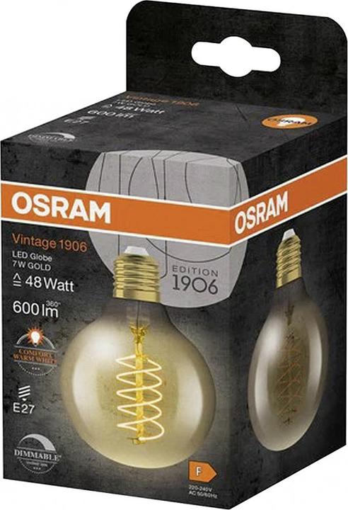 Immagine prodotto Ledvance Lampada vintage a LED (E27, 7 W, 600 lm, 1 x, F)
