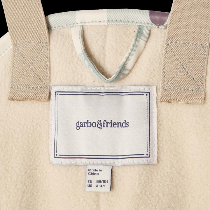 Image du produit Garbo & Friends Pantalon de pluie doublé Prune Check (110)