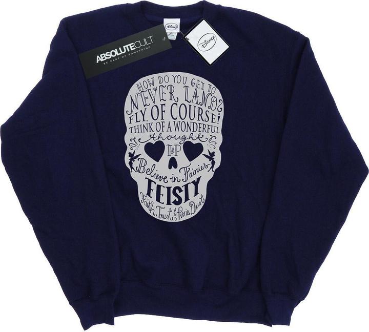 Disney Tinker Bell Skull Sweatshirt (M)