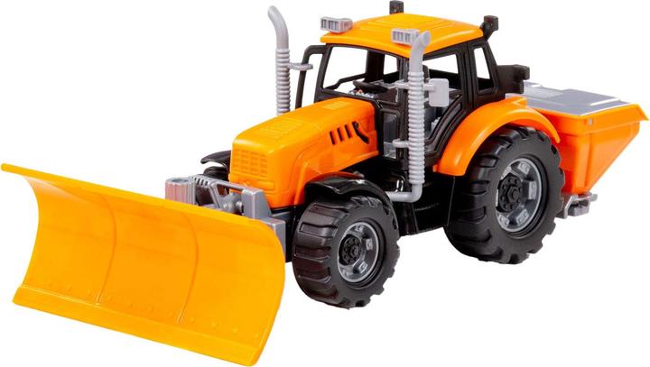 Produktbild Polesie Cavallino Traktor mit Schneepflug Gelb, Massstab 1:32