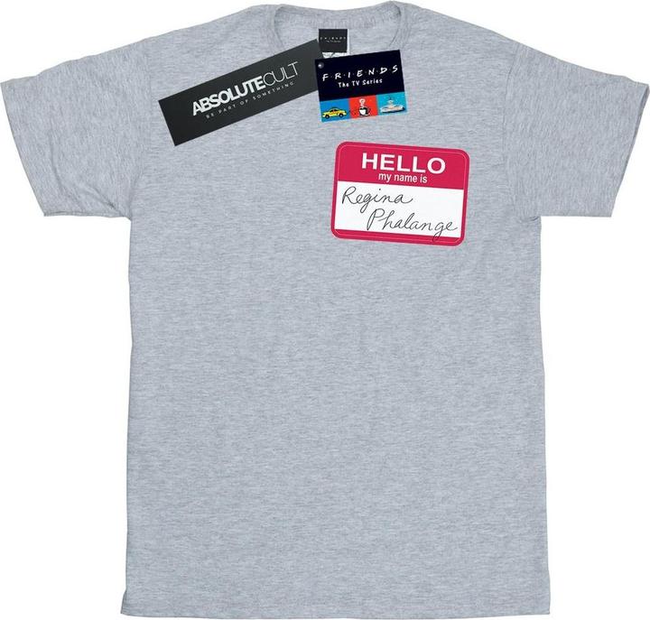 Actual product image Friends Womens/Ladies Regina Phalange Name Tag Cotton Boyfriend T-Shirt (3XL)