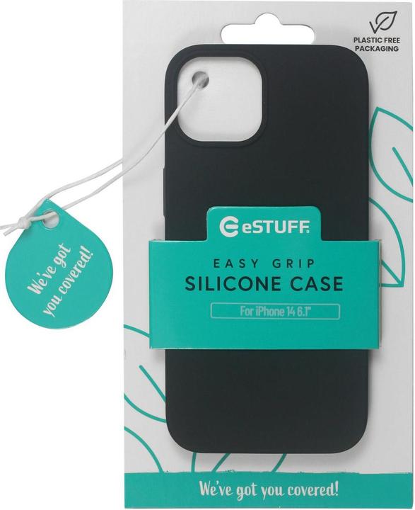 Produktbild eSTUFF iPhone 14 Silicone case Black (Apple iPhone 14)