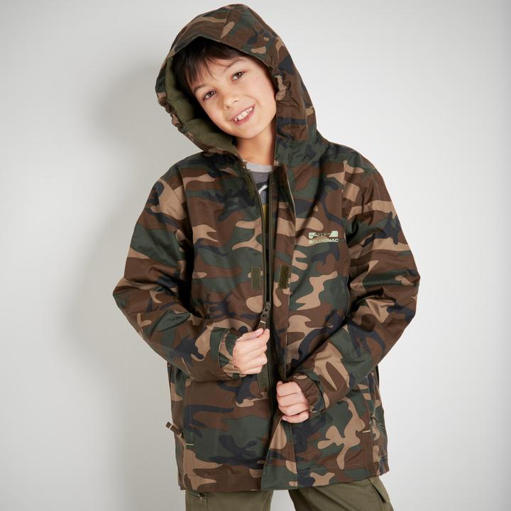 Actual product image Solognac Jacket Woodland 100 warm children (152)