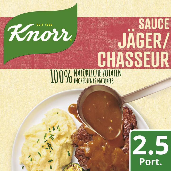Image du produit Knorr 100% naturel sauce chasseur sachet, pour la viande et les plats de pommes de terre (32 g)